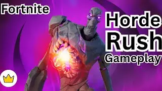 Fortnite Horde Rush Victory Gameplay (PS5 HD)
