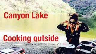 🇺🇸 57 Canyon Lake Outside  Cooking 🍳 .My USA Life & Food 🥘