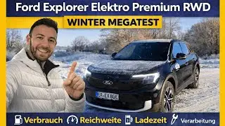 Ford Explorer Elektro Premium RWD: SO schl&auml;gt er sich im Winter wirklich!