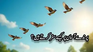 How birds fly on the sky? 