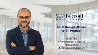 Chief Design Officer to VP Product | Executive MBA Career transformation - Anand Jha's IEMB Journey