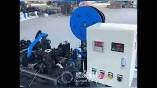 factory price double reverse twist  barbed wire machine