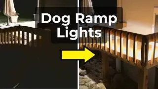 LED Strip Install + Smart Dimmer Control | DIY Dog Ramp Downlighting