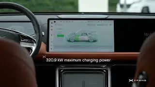XPENG G9 charging performance test in Tunisia. 