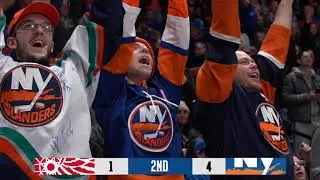 2019-20 Look Back: Isles Score Eight vs. Wings