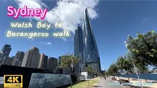 《4K》So pretty / Sydney Walsh Bay to Barangaroo Walk 2024/ 澳洲雪梨Barangaroo 漫步
