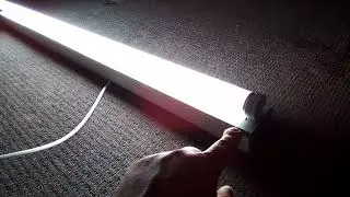 Philips 4 foot fluorescent striplight with a cool daylight T12 fluorescent tube