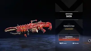 Apex legends anniversary event demon's claw legendary Spitfire skin