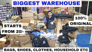 Biggest Warehouse | Starts 20/- | Retail n Wholesale | T-Shirt 150/- Bags 250/- Household Items Sale