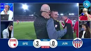 &iexcl;SANTA FE CAMPE&Oacute;N DE LA SUPERLIGA! El Le&oacute;n festeja su quinto t&iacute;tulo tras su victoria 3-0 ante Junior