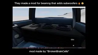 Made by BrokenBrainCells ontiktok #beamng #mods #subwoofer #basstest #beamngdrive #foryou #subscribe