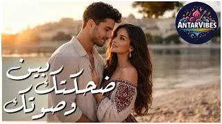 بين ضحكتك وصوتك &ndash; لما الحب يحكي بصمت 💞🌙 | AntarVibes &ndash; Emotional Love Song