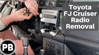 2007 - 2014 Toyota FJ Cruiser Radio Removal