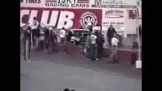 Opel GT Crash Bakersfield  Neil Favro Super Comp NHRA Drag Racing Patriot Racing