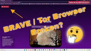Браузер Tor в Brave всегда показывает отсутствие соединения (как восстановить соединение?)