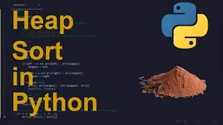 Heap Sort Code in Python | Sorting Algorithms | Python Coding Tutorial | Python Coding Interview