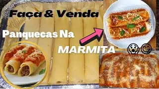 Panqueca Na Marmita 😱 FAÇA E VENDA PANQUECAS NO DELIVERY 😋 RECEITA FACIL E PRÁTICA #Canal da Ludy❤