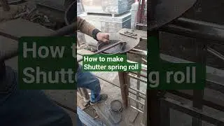 How to make shutter spring ring #msfabrication #welding #ironworkdesign #youtubeshorts