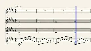 Wet Hands | Minecraft - Clarinet Quartet Arrangement Sheet Music || arr. Noah Faulkner