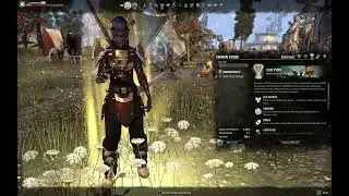 Elder Scrolls Online - sipping from the ESO Plus free trial goblet in horned attire