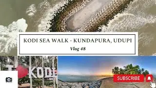 Kodi Beach Sea Walk | Kundapura | Vlog 48 | The Third Eye YouTube Vlogs | #udupi #kundapura #seawalk