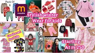 Meesho stylish winter wear haul | Starting rs 250 #meesho #kidswear #fashion | winter wear for kids