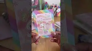 A Bubble Crush A7 Binder Set Up 🌈 (pink holographic binder)💕 #shorts #6ringbinder
