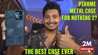 Nothing Phone 2 Best back cover case. Pikkme metal case review, full protection, armour metal button