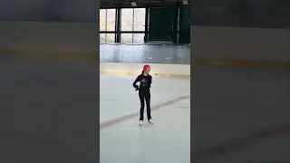 Anastazja Buchczyk trening - Rittberger z rękami do g&oacute;ry 😉