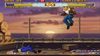 GAROU: MARK OF THE WOLVES / Freeman vs terry