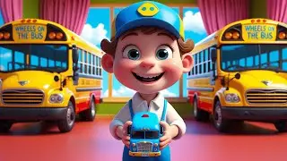 Wheels On The Bus | Kids Songs learning | Nursery Rhymes | Baby Rhymes | Friday Fun