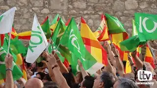 Nuestro resumen del mitin de Vox en Lucena con Santiago Abascal, Macarena Olona y Rocío Monasterio