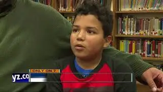 Local boy stand up to bullies and explains his motivation
