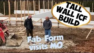 Tall Walled ICF Building/Visit with Fab-Form