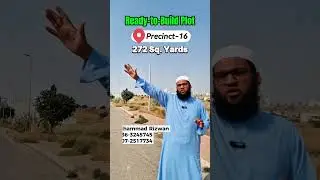 Ready-to-Build Plot &ndash; Precinct 16 | 272 Sq. Yards | Bahria Town Karachi
