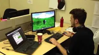 Working on Gear at ROBLOX HQ