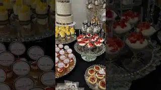 Pastel y mesa de postres Aniversario  de Bodas 50 a&ntilde;os !🥂