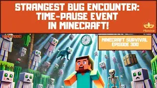 Strangest Bug Encounter: Time-Pause Event in Minecraft! - Let's Play Minecraft S01E300
