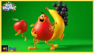 🍎🥦🍟Learn Fruits, Veggies & Junk Food in fun kids rhymes |Fun Nursery Rhymes@goodykidstv321