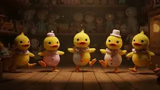 5 Little Ducks Learning Song | Preschool Learning Songs | for Preschool & Kindergarten