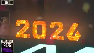 2026 TIMES SQUARE BALL DROP (New Years' Rockin' Eve footage)