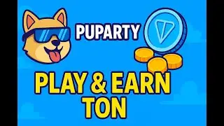 Объяснение игры Puparty &mdash; как заработать TON и разблокировать Dividend Dog Telegram #Puparty