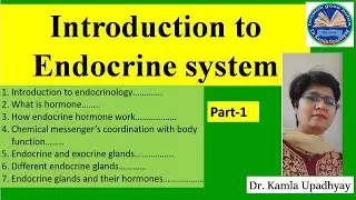 #Introduction to endocrine system #Hormones #Chemical messenger #Properties of hormones #Part-1