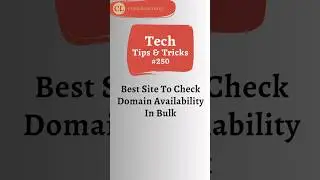 Best Site To Check Domain Availability In Bulk I Cosas Learning | Tech Tips & Tricks #250 #shorts