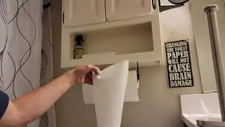 HOW TO INSTALL A PAPER TOWEL RACK