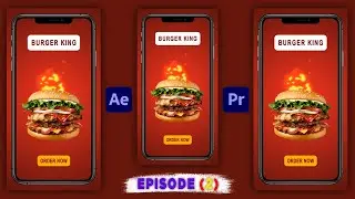 Motion Graphic Burger Promo | After Effect Food Promo | Motion Graphic Advertisement | Episode 2