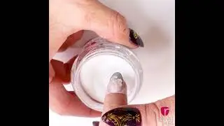 How To: Negative Space in a Dip Powder Mani! #nails #revelnail #dippowder #dippowdernails