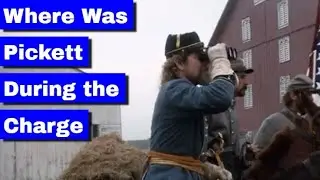 Where was Pickett During the Charge?