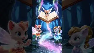 🌹👑The Fairy & The Princess | Magical Body Swap Story | 妖精と王女 | 童话魔法 #cat #animation #magic  p5
