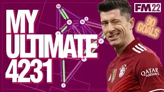 My ULTIMATE 4-2-3-1 with a 90 GOAL STRIKER  | FM22 TACTICS | Best FM 22 Tactics